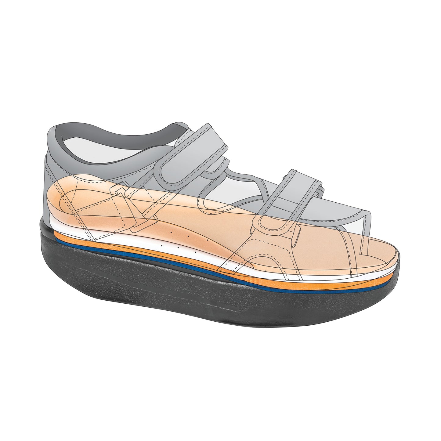DARCO® Open Toe Wound Care Shoe System™