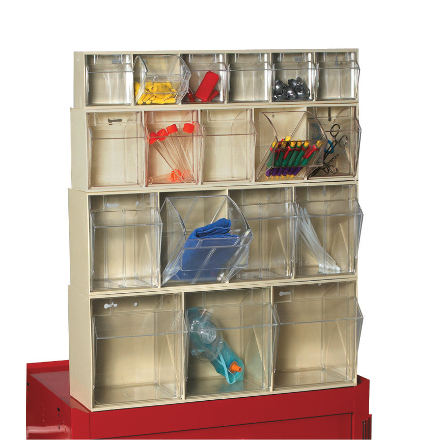 AliMed® Cart Accessory: Tilt Bins for Select/Standard/Wide Series Medical Carts