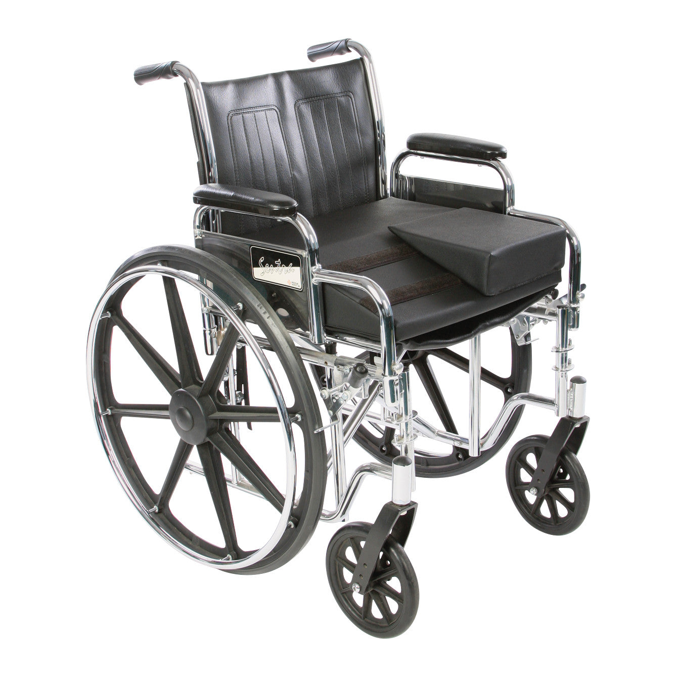 AliHip Wheelchair Cushion, Black AliTex Stretch Polyknit Cover