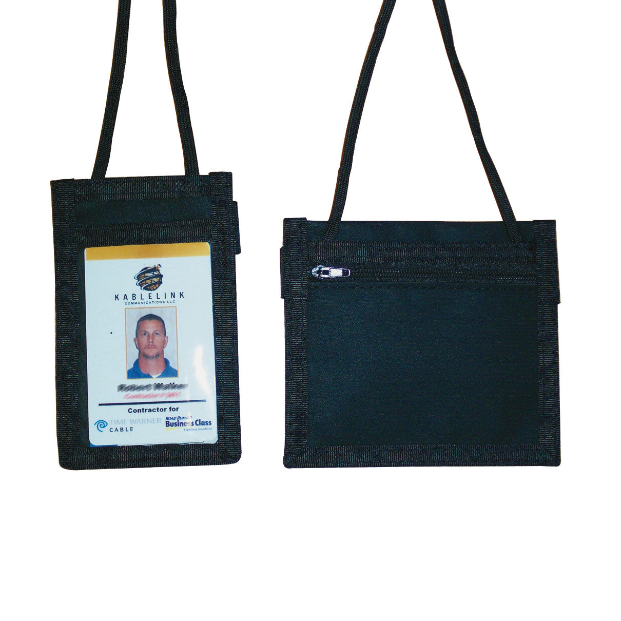 MRI Horizontal Badge Holder Pouch on Lanyard