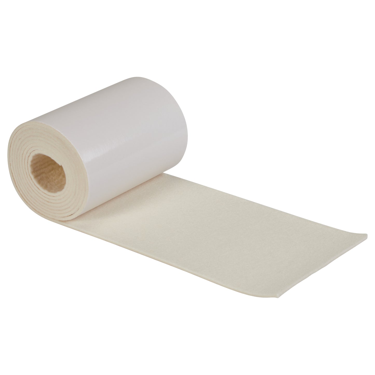Orthopedic-Grade Felt Padding, Adhesive-Backed, 6"W x 2-1/2 yds. L x 1/8"H, Roll
