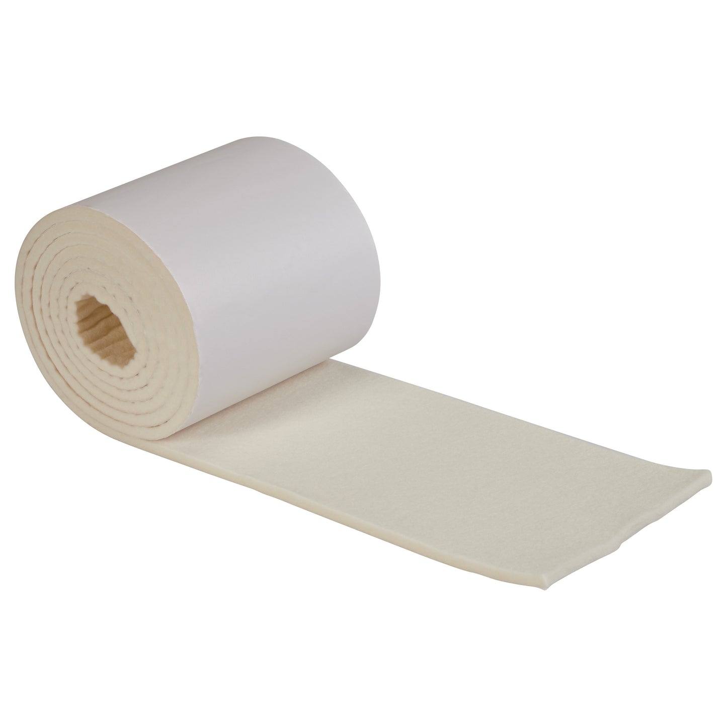 Orthopedic-Grade Felt Padding, Adhesive-Backed, 6"W x 2-1/2 yds. L x 1/4"H, Roll