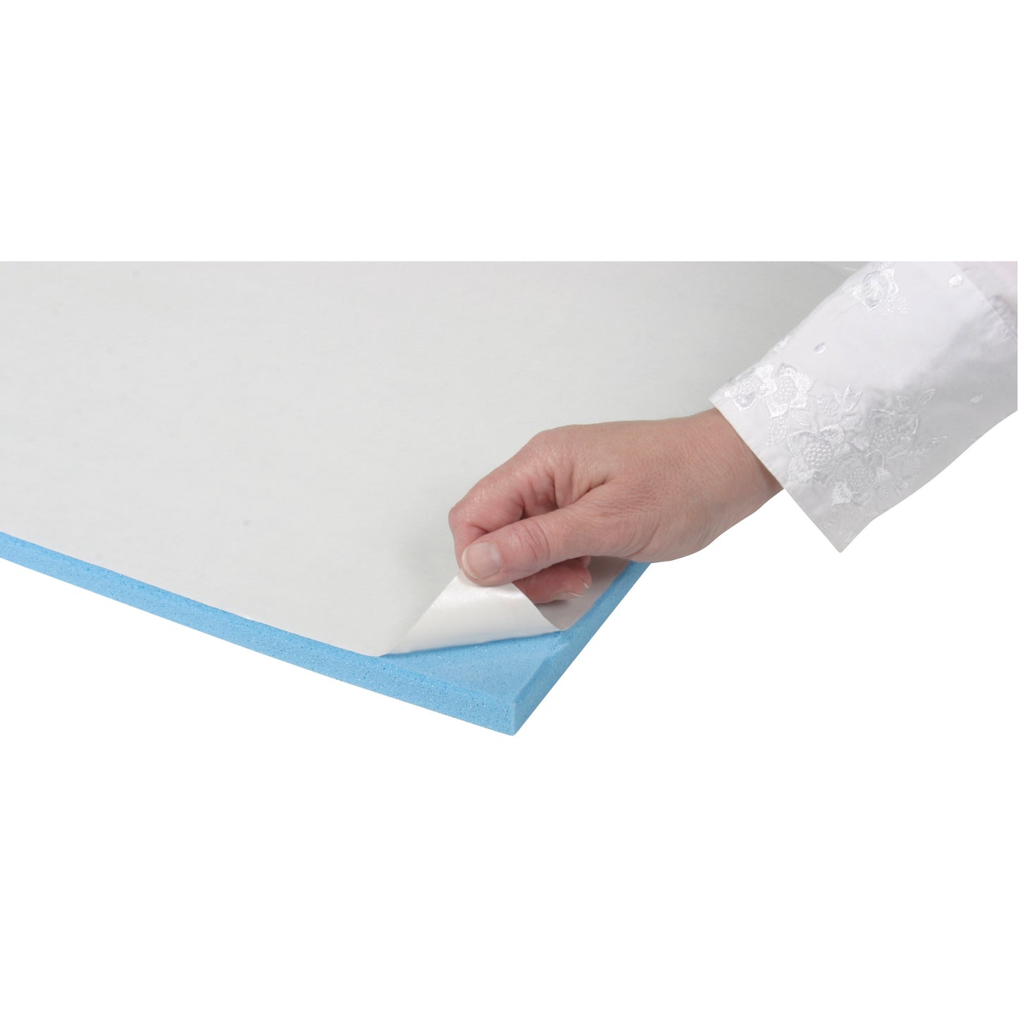 T-Stick, Medium, Blue, 16"W x 24"L x 3/8"H, 2 Sheet/Case