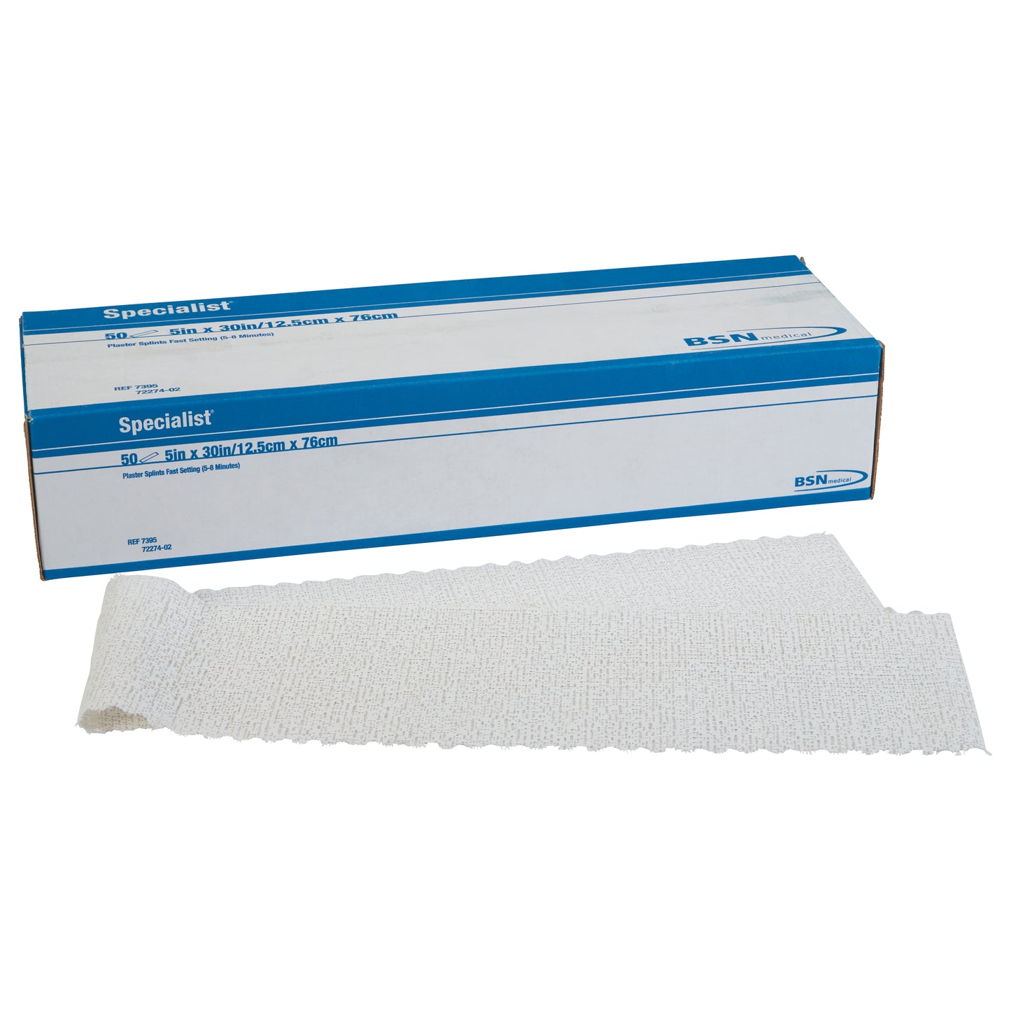 Specialist Plaster Splints, Fast, Blue, 5"W x 30"L, 50/Box