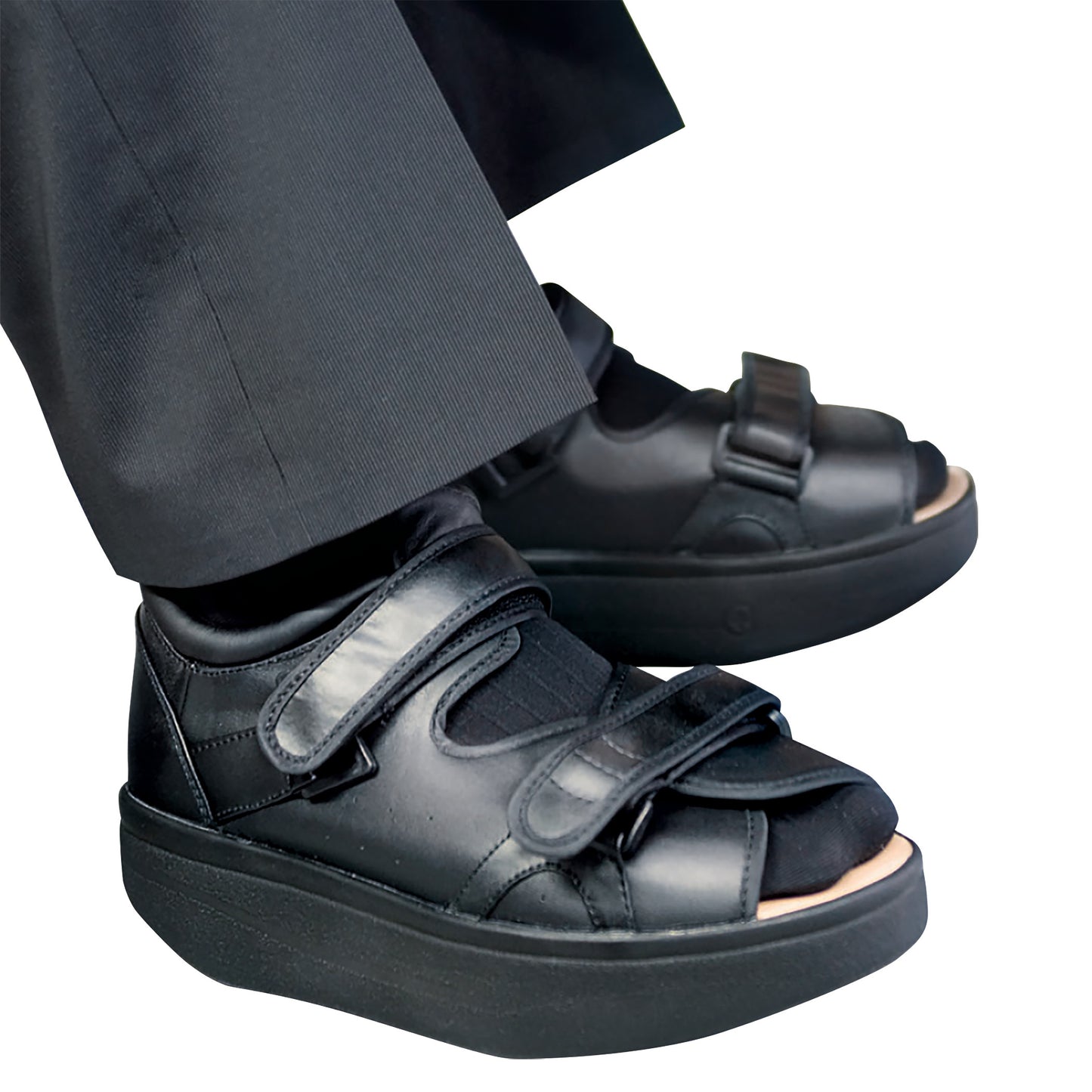 Open Toe Wound Care Shoe System, Small, Pair