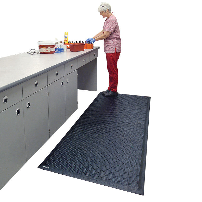 Cushion Station Anti-Fatigue Mat, Without Holes, 24-1/2"W x 38"L