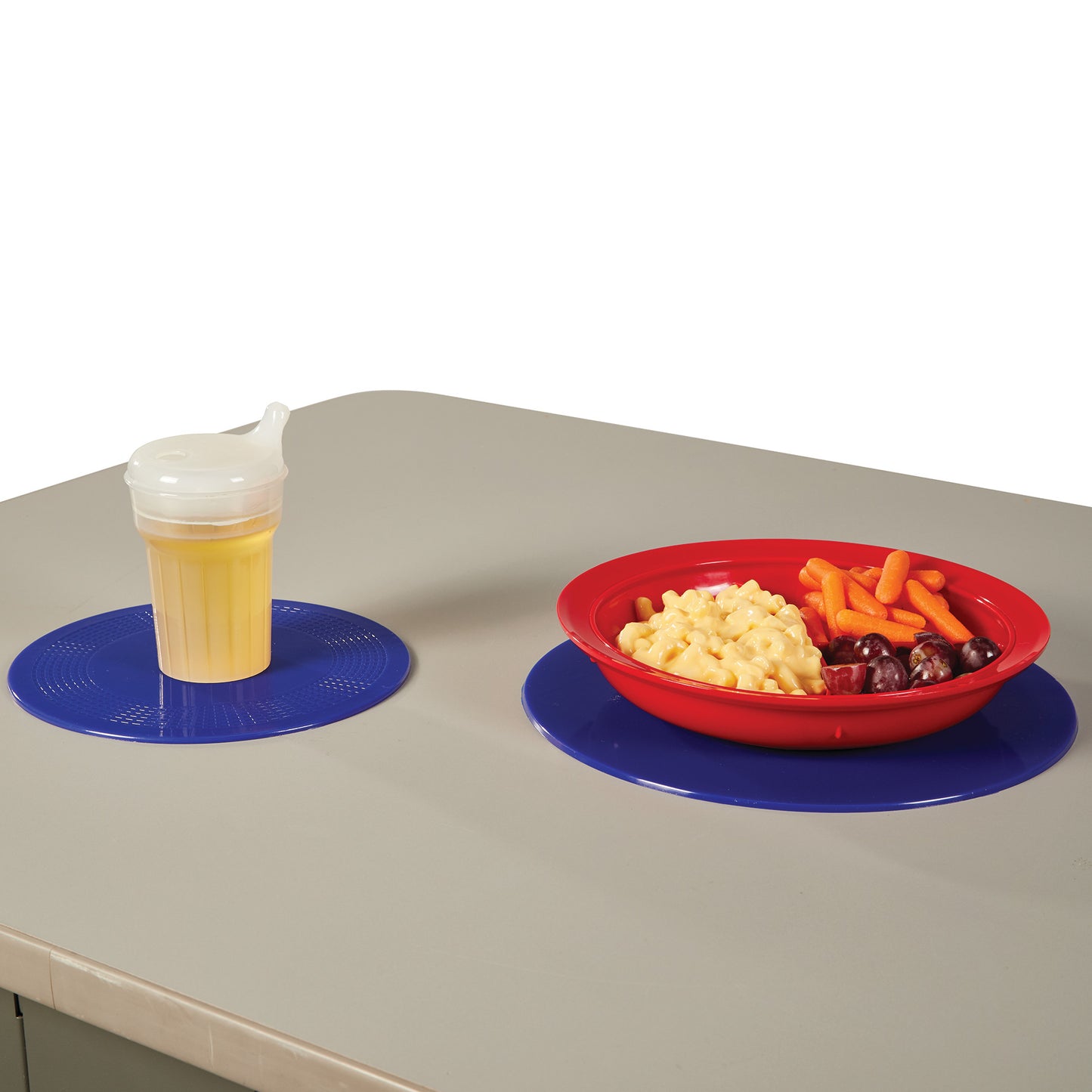 Nonslip Round Pad, Standard Back, Blue, 10"W x 3/16"H