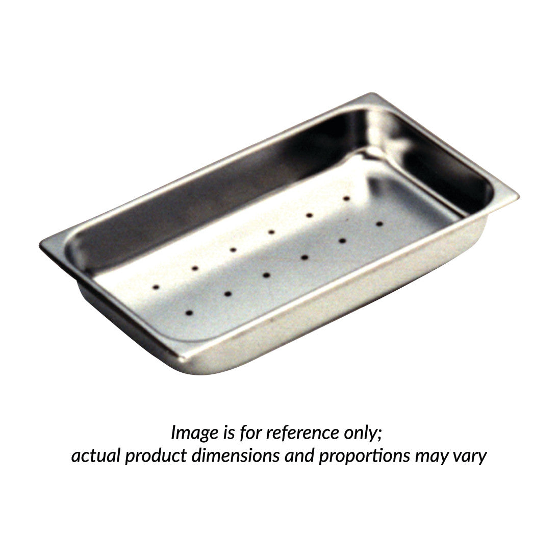 Perforated Instrument Tray, 6-1/2"W x 10"L x 2"D
