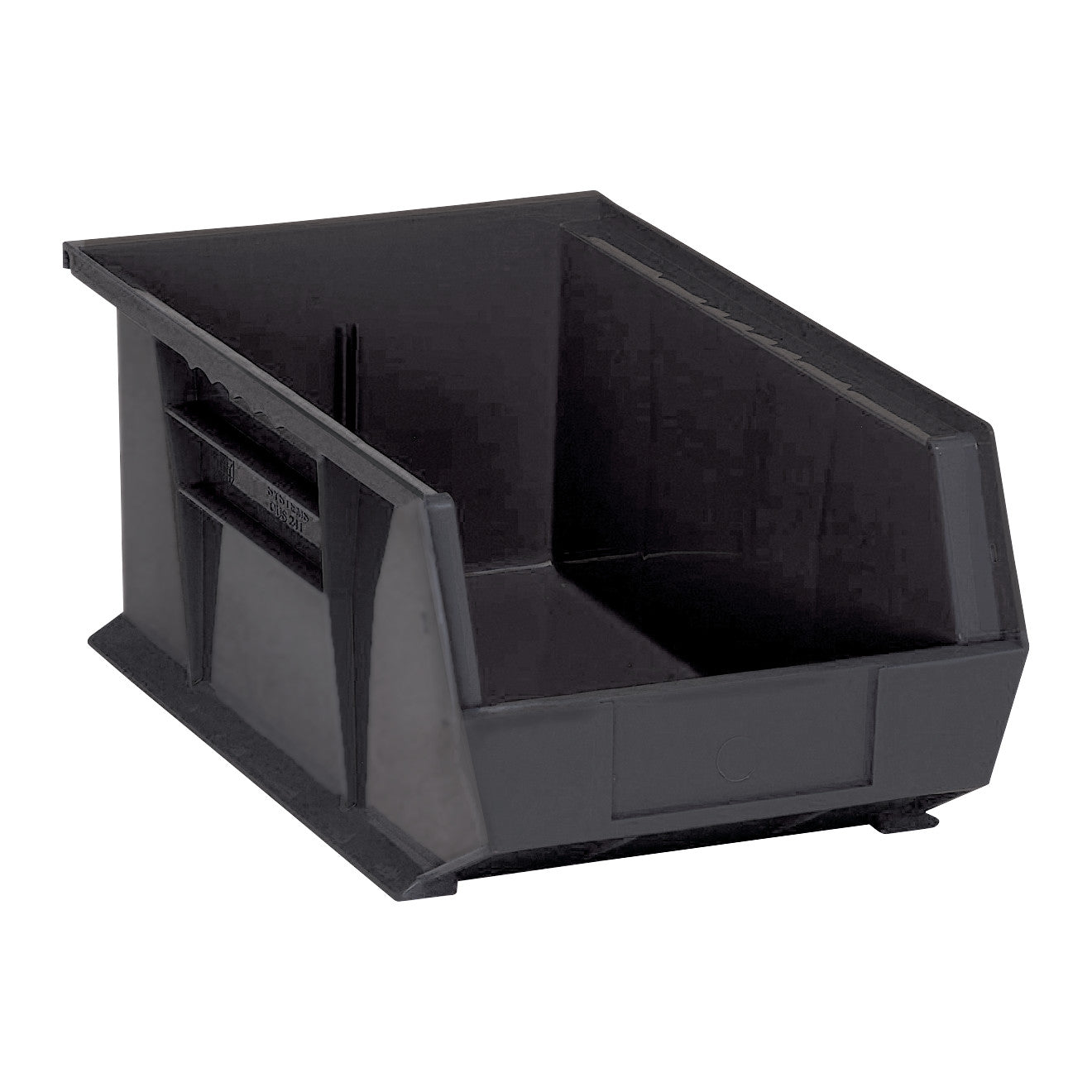 Ultra Stack and Hang Bin, Black, 8-1/4"W x 7"H x 10-3/4"D, 6/Case