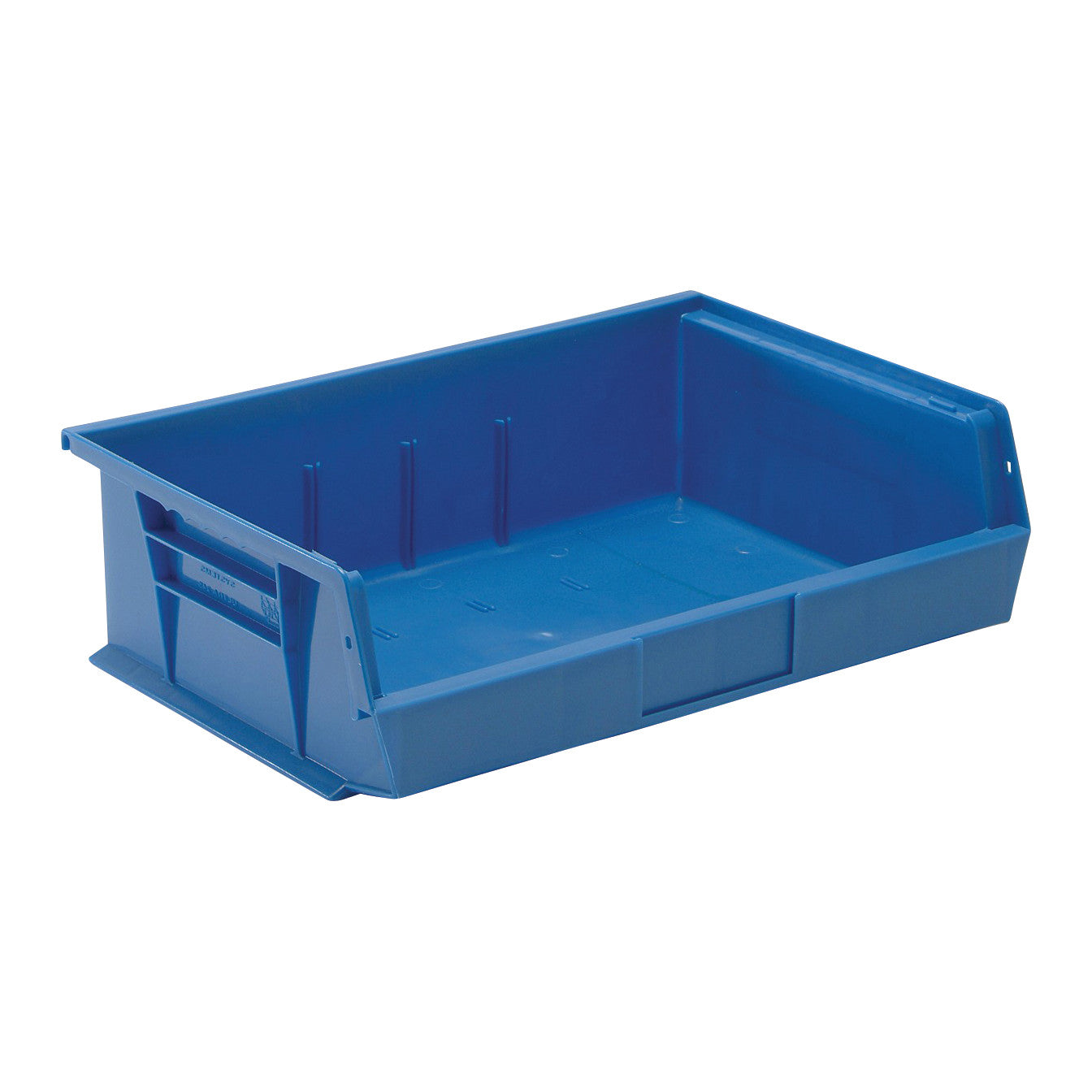 Ultra Stack and Hang Bin, Blue, 16-1/2"W x, 5"H x 10-7/8"D, 6/Case