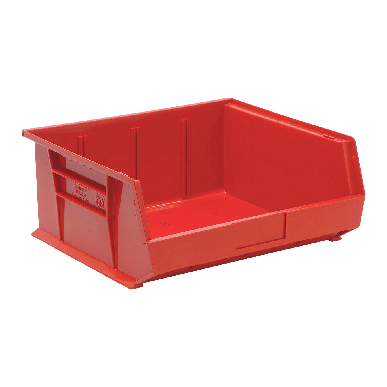 Ultra Stack and Hang Bin, Red, 16-1/2"W x 7"H x 14-3/4"D, 6/Case