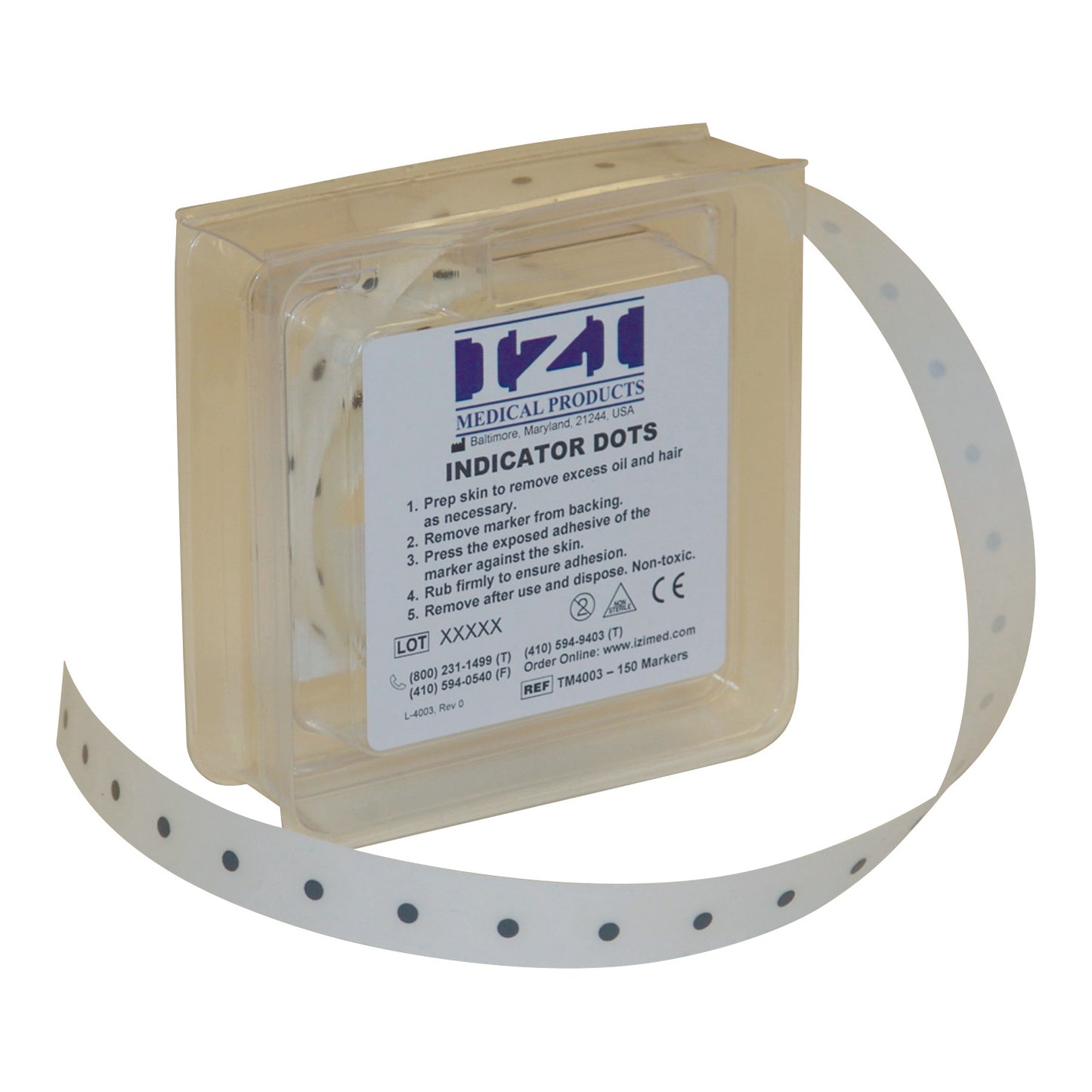 Indicator Radiopaque Marker, Dot, 115/Box