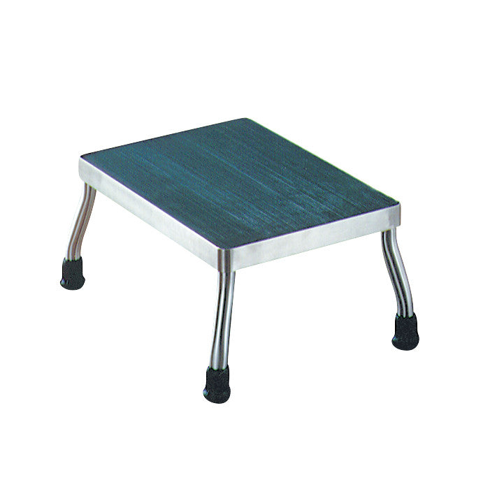 Stainless Steel Step Stool, One Step, 14"W x 7-3/4"H x 10"D