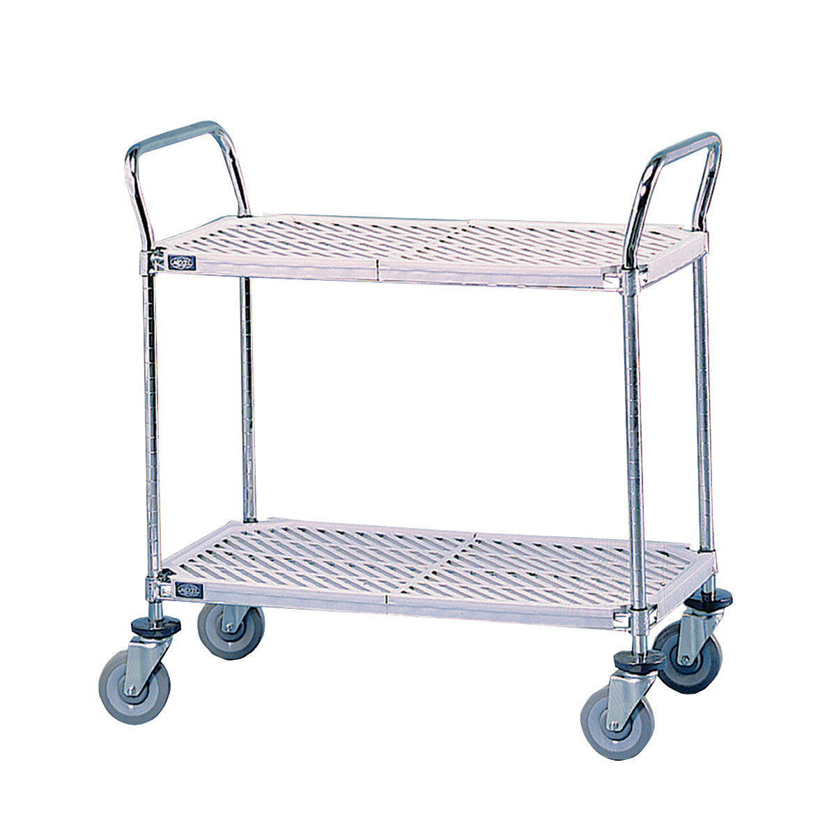 Nexelite Utility Cart, 2 Shelves, 48"W x 39"H x 18"D