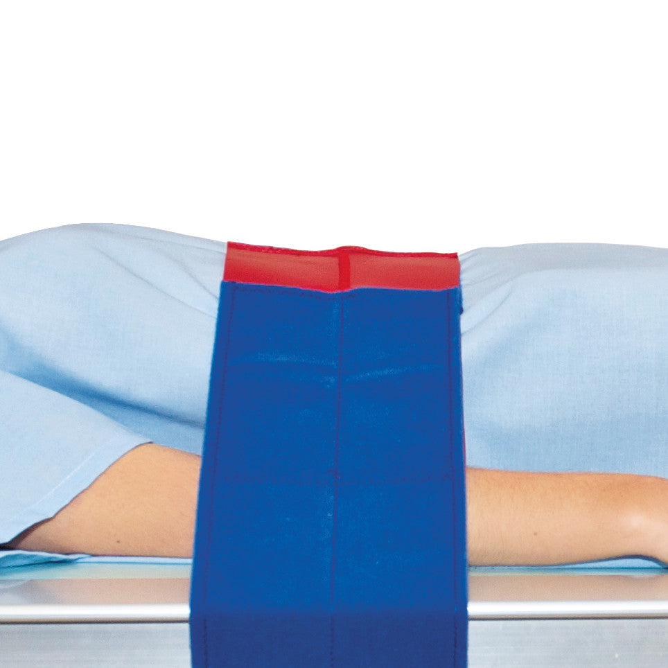 Bariatric Universal Strap, 2-Piece, 3 Closures, Side Rail Hold, 3"W x 76"-108"L