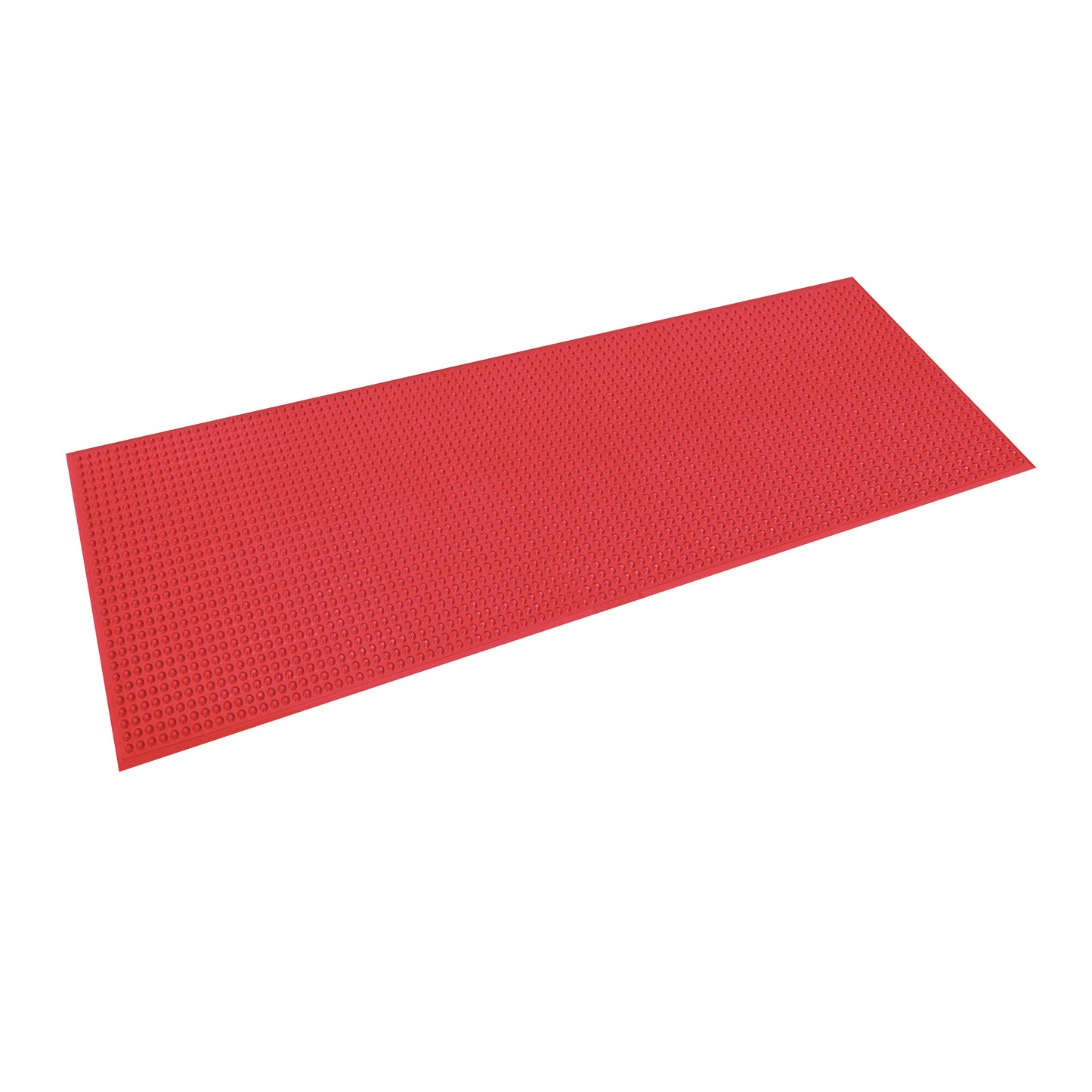 Hygiene Nitrile Floor Mat, 2'W x 6'L, Red