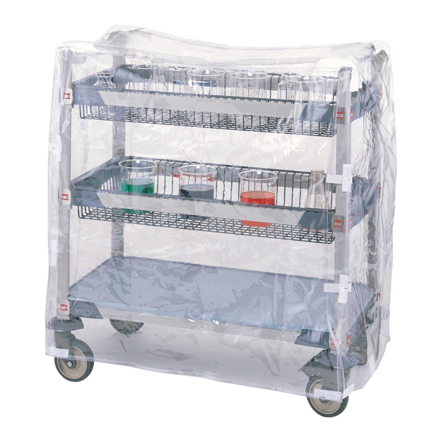 Clear Vinyl Cart Cover, 32"H