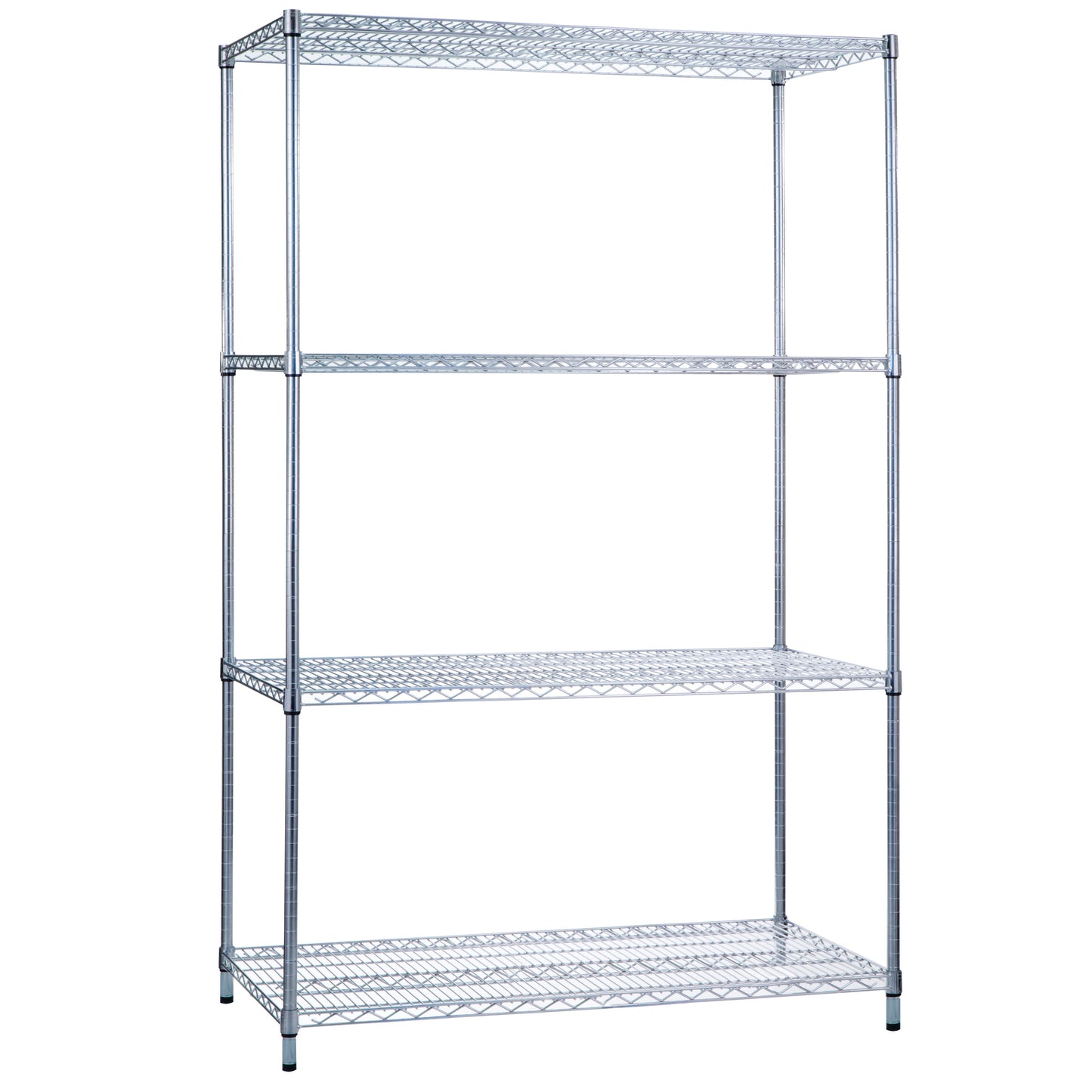 Wire Shelving with Wire Bottom, 36"W x 72"H x 18"D