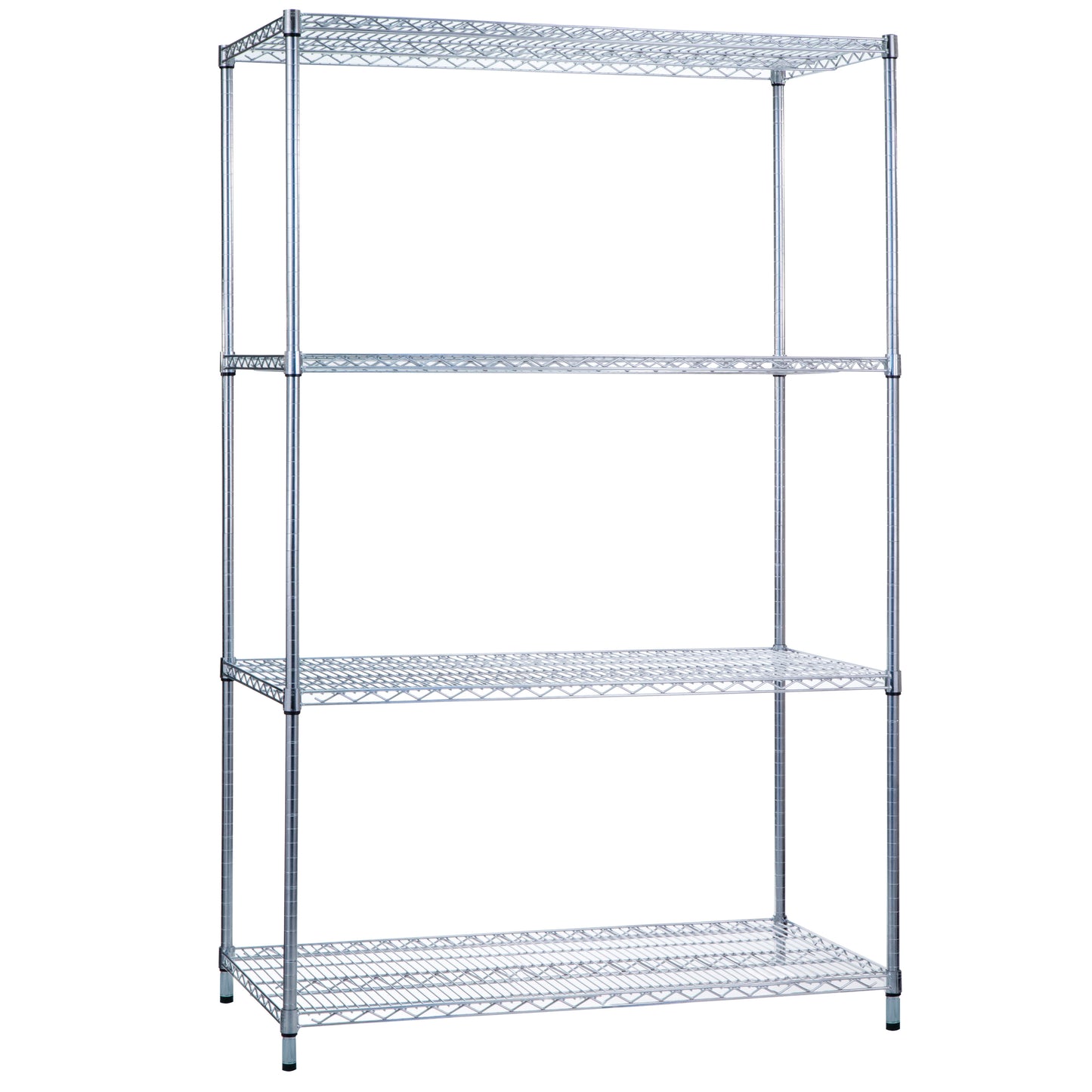 Wire Shelving with Wire Bottom, 36"W x 72"H x 24"D