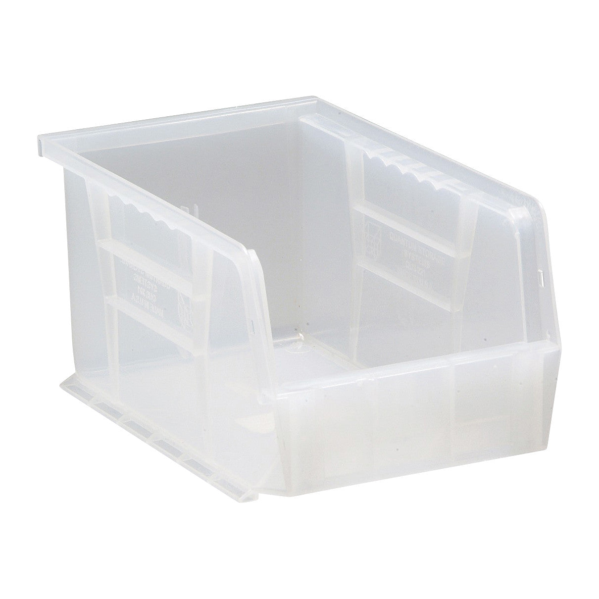 Ultra Stack and Hang Bin, Clear-View, 6"W x 5"H x 9-1/4"D, 12/Case