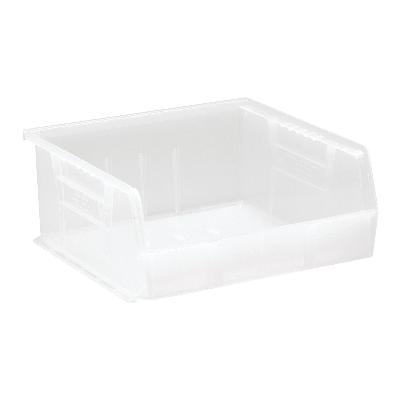 Ultra Stack and Hang Bin, Clear-View, 11"W x 5"H x 10-7/8"D, 6/Case