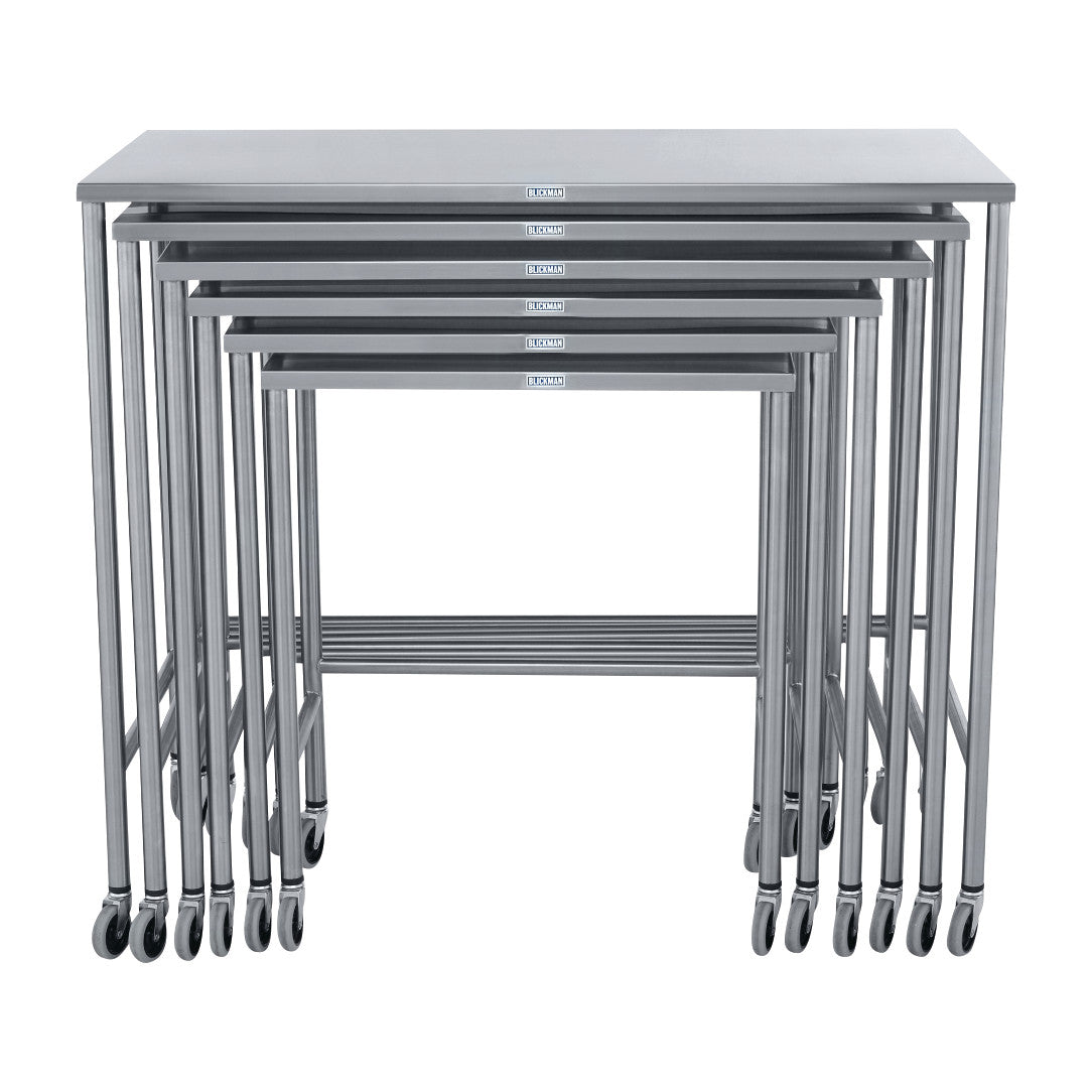 Blickman Nested Instrument Table, 6-Table Set
