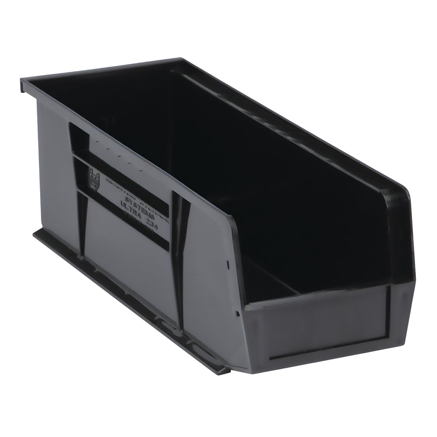 Ultra Stack and Hang Bin, Black, 5-1/2"W x 5"H x 14-3/4"D, 12/Case