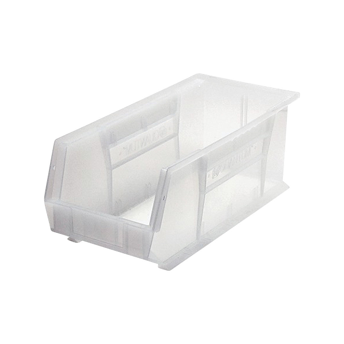 Ultra Stack and Hang Bin, Clear-View, 7"W x 8-1/4"H x 18"D, 6/Case