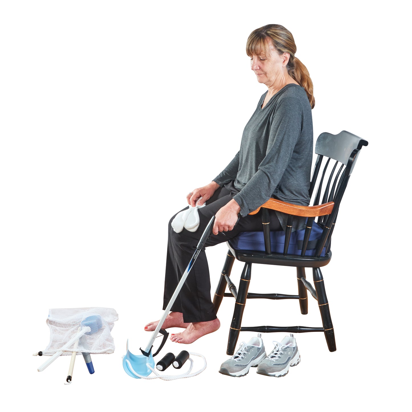 AliMed® Short ADL Deluxe Hip Kit with Standard Sock-Aid