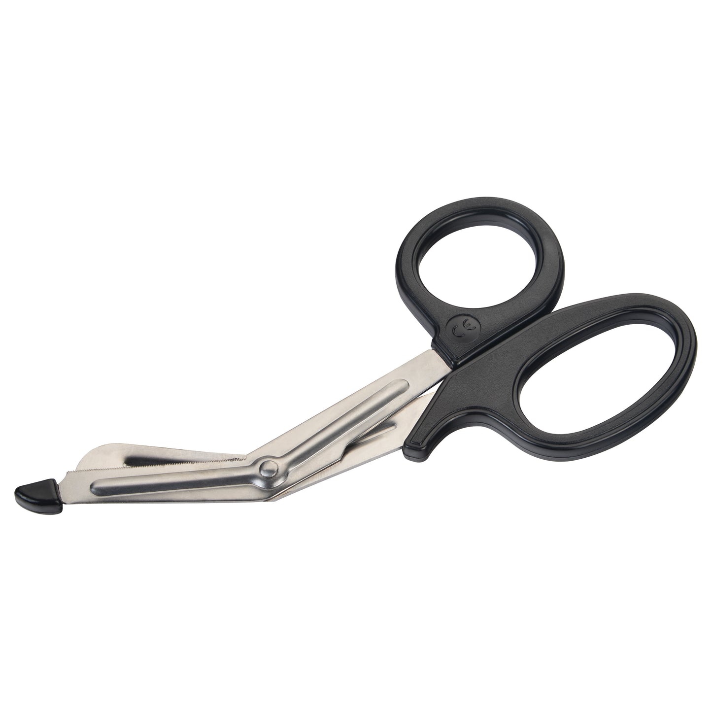 All-Purpose Utility Scissors, 7-1/2"L, Black Finger Rings, German