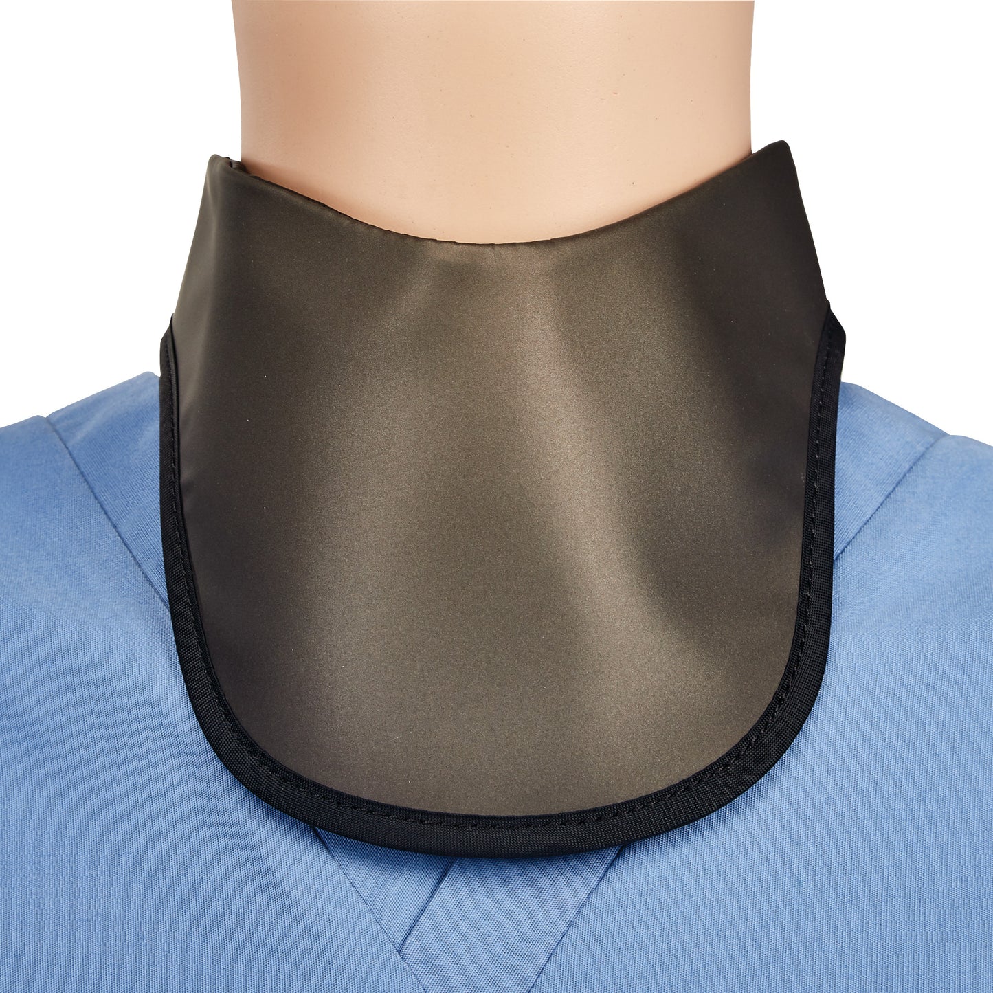Grab ‘n Go Thyroid Shield, Unisex, Ultralight Lead-Free, Charcoal