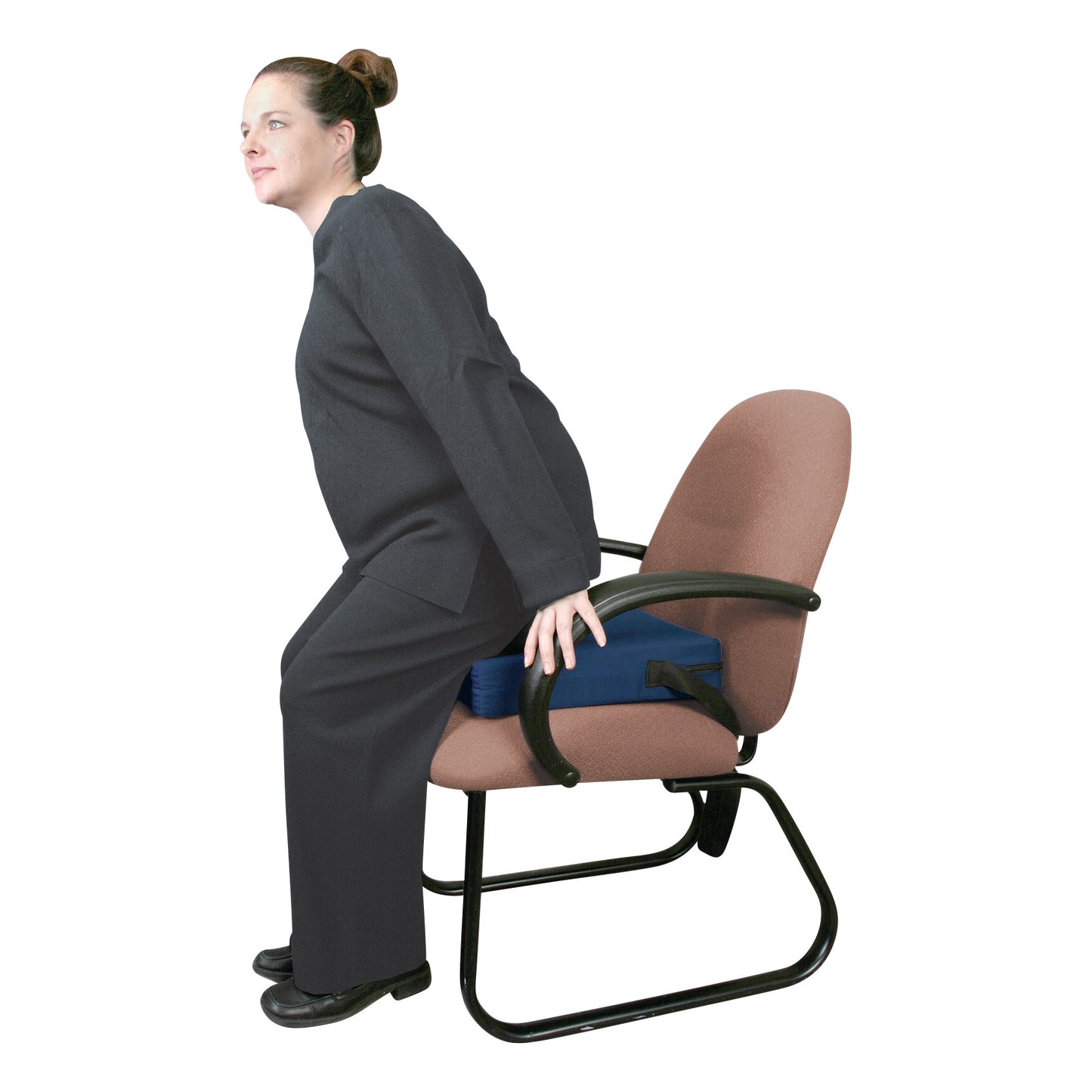 Portable Easy Up Wheelchair Cushion, 15"W x 3"H x 15"D