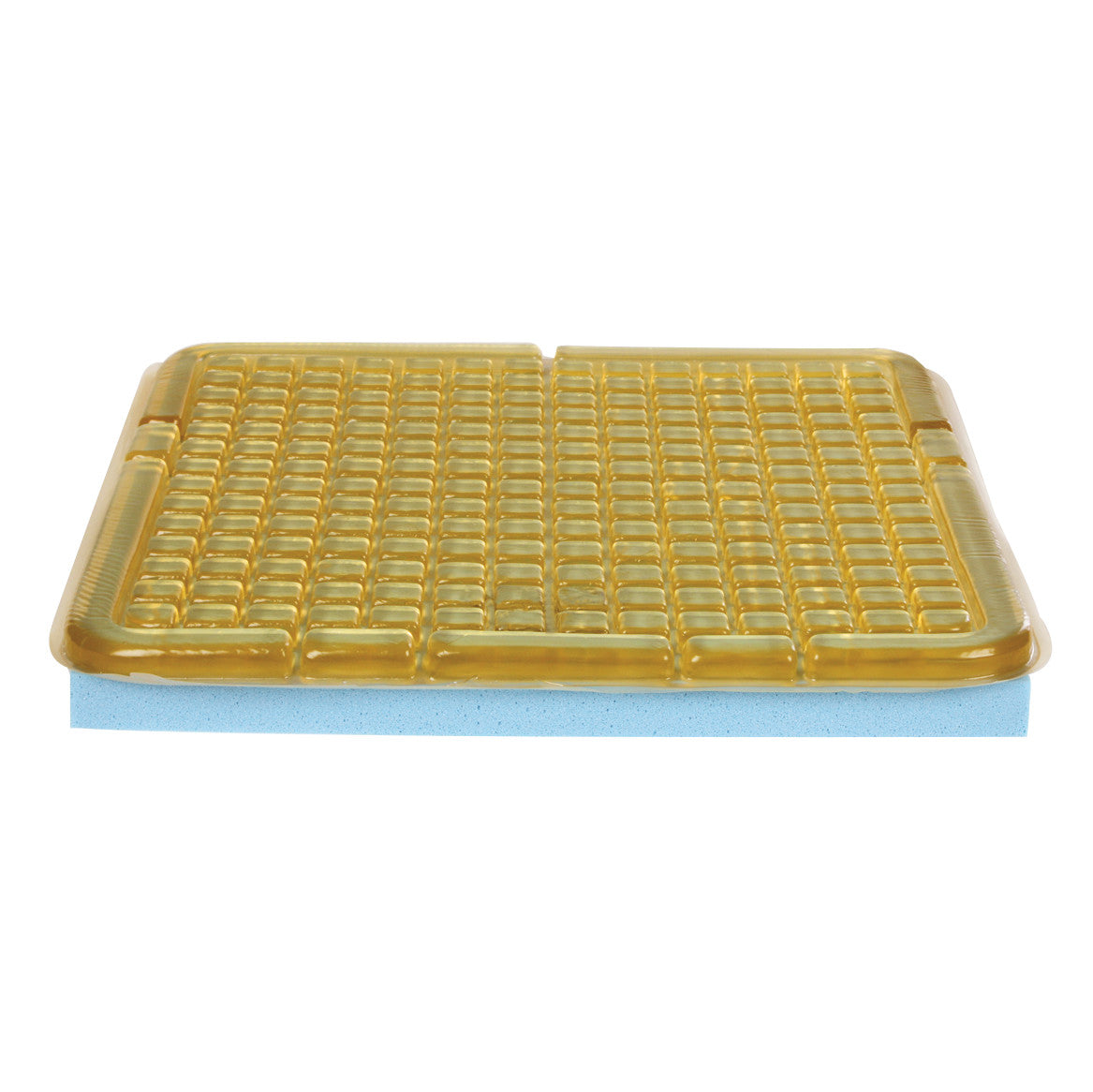 Checkerboard T-Gel Plus Wheelchair Cushion, Black Stretch Polyknit Cover, 18"W x 16"D