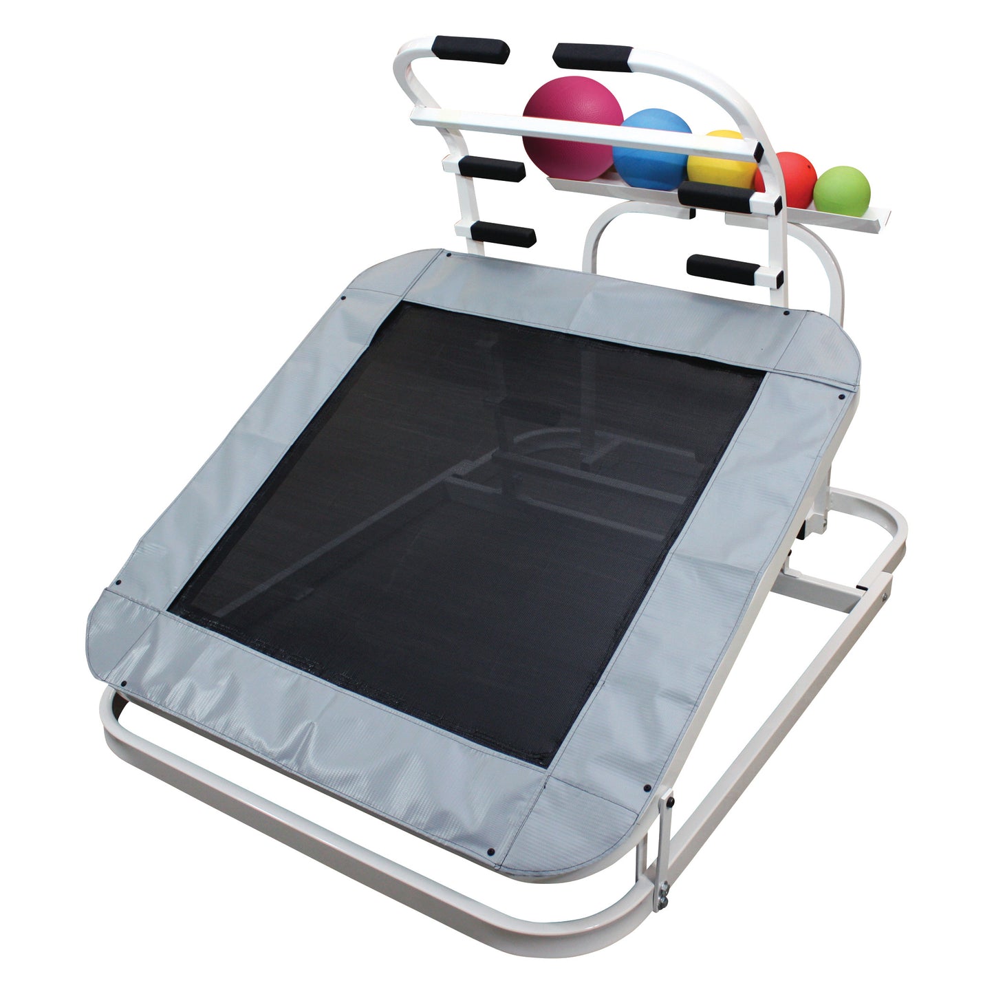 Deluxe Square Rebounder and Medicine Ball Set