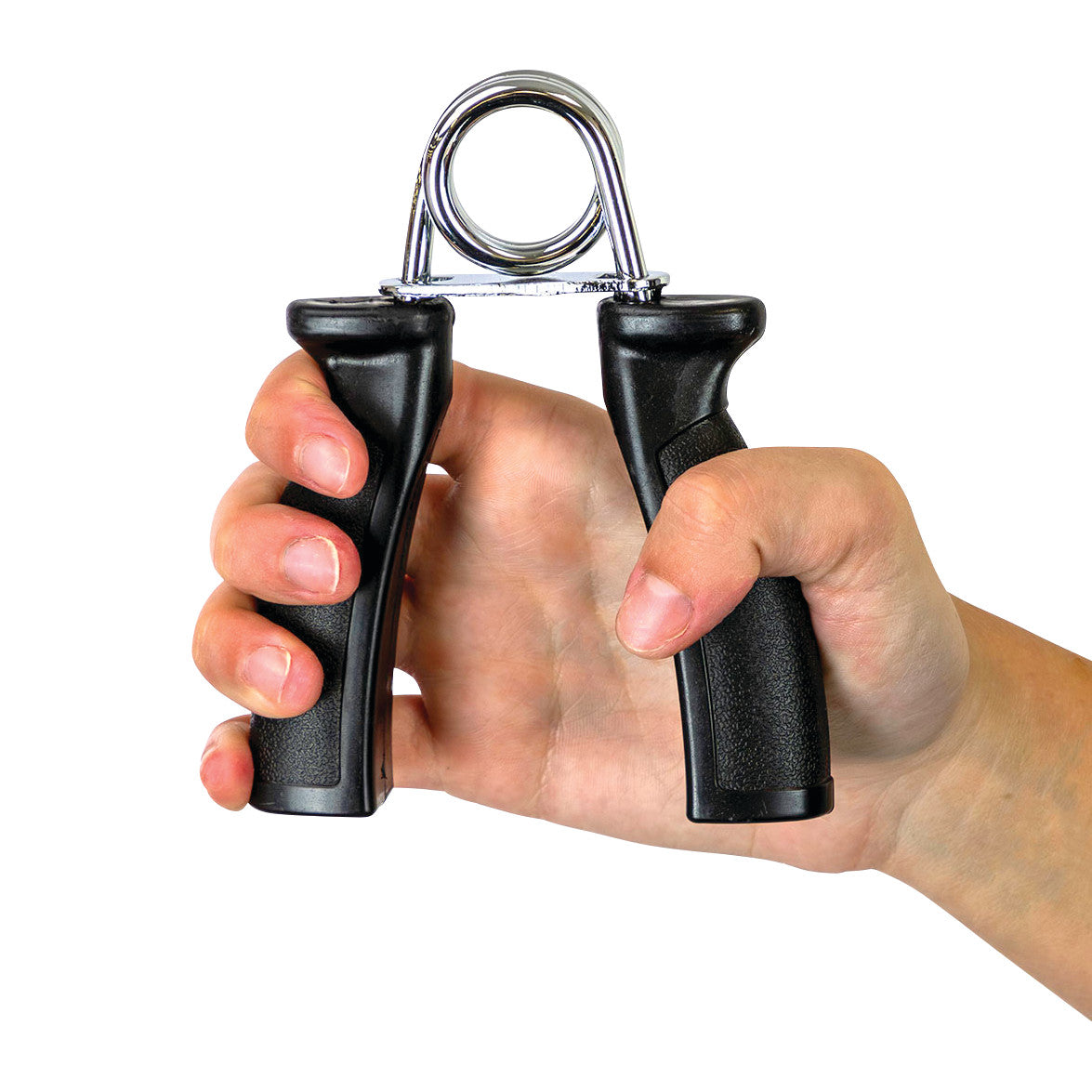Fixed Resistance Grip Exerciser, X-Hard, Black, Pair