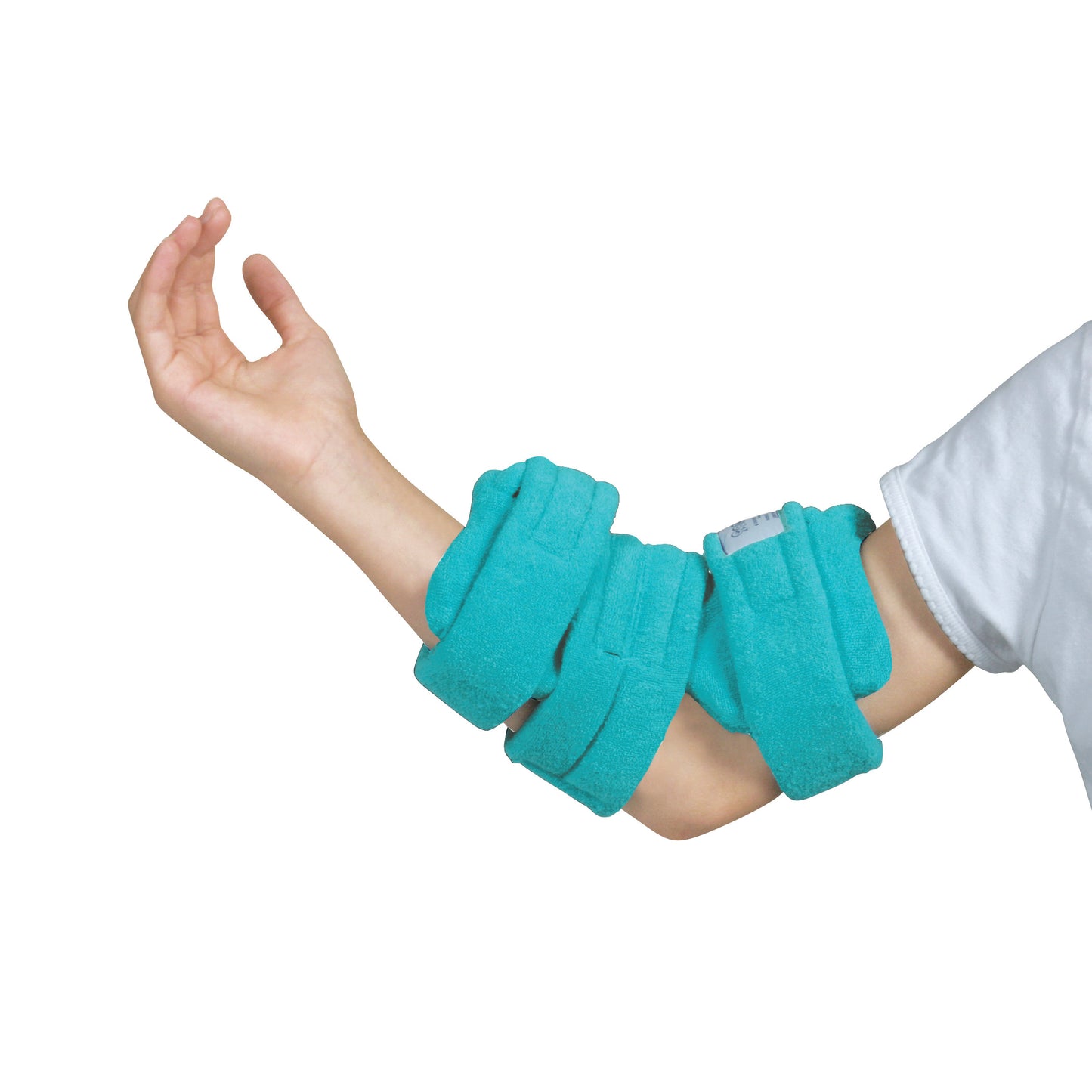 Pediatric Standard Elbow Orthosis, Terrycloth Cover, Emerald Green, Large