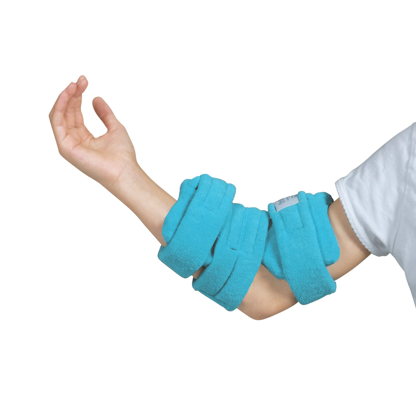 Pediatric Standard Elbow Orthosis, Terrycloth Cover, Turquoise, Medium