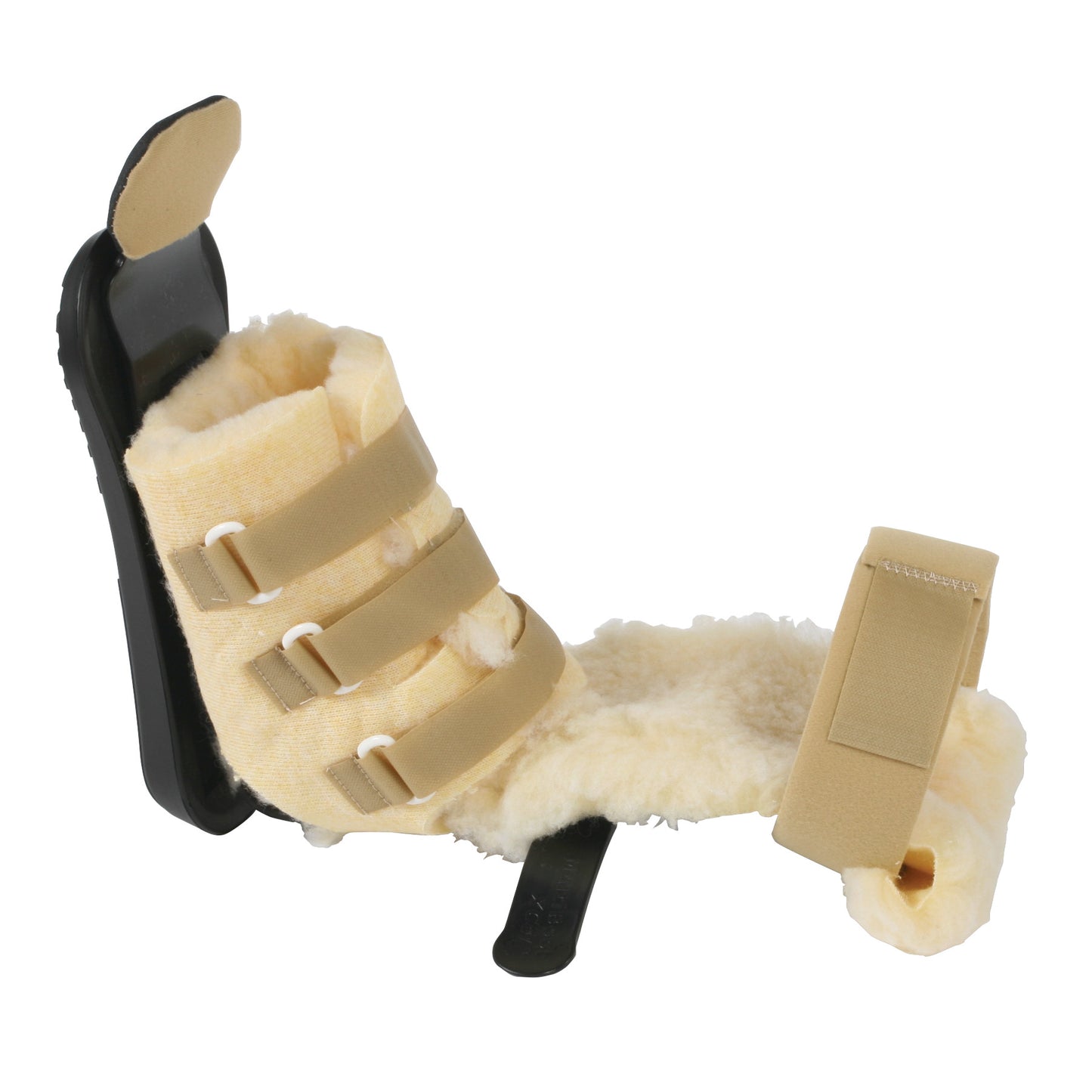 AliMed MultiBoot X-Cel Contracture Boot with Genuine Wool Liner, featuring straps and a support frame to stabilize the foot.