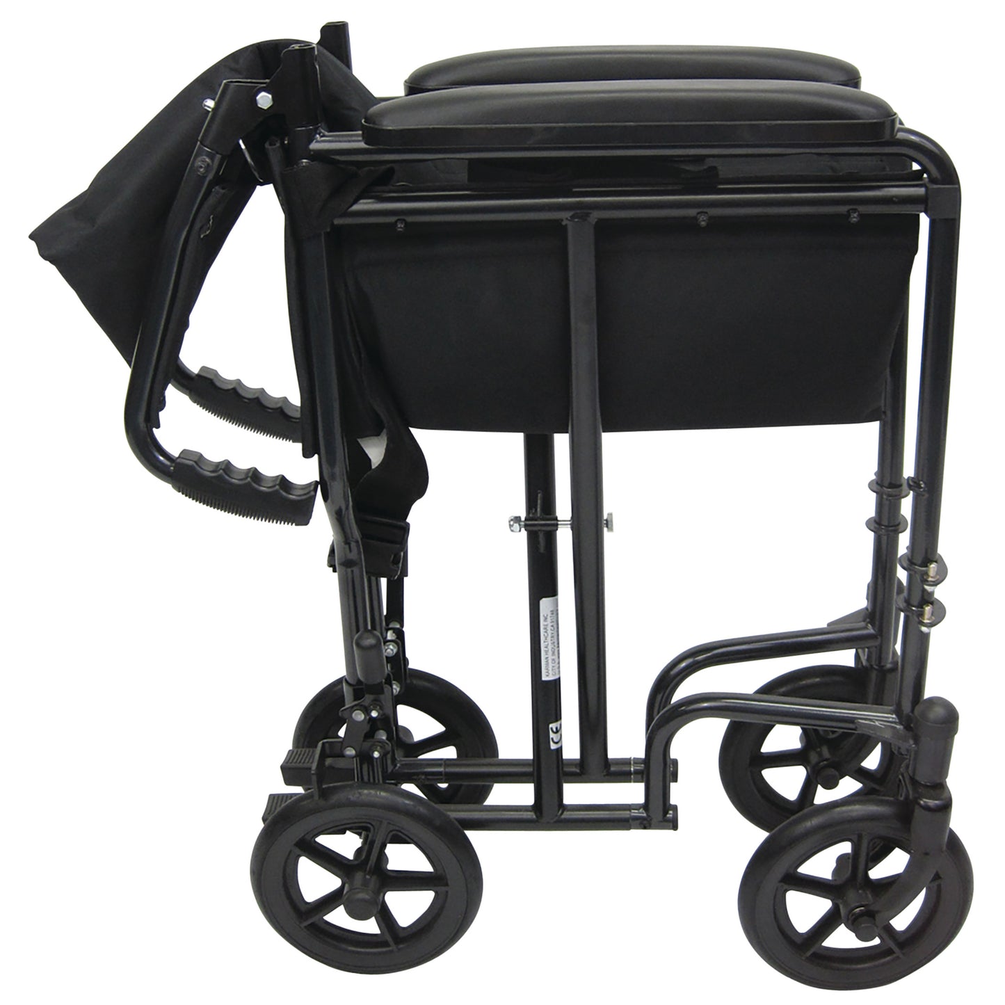 Karman T-2000 Series Lightweight Transport Chair, 19"W x 16"D