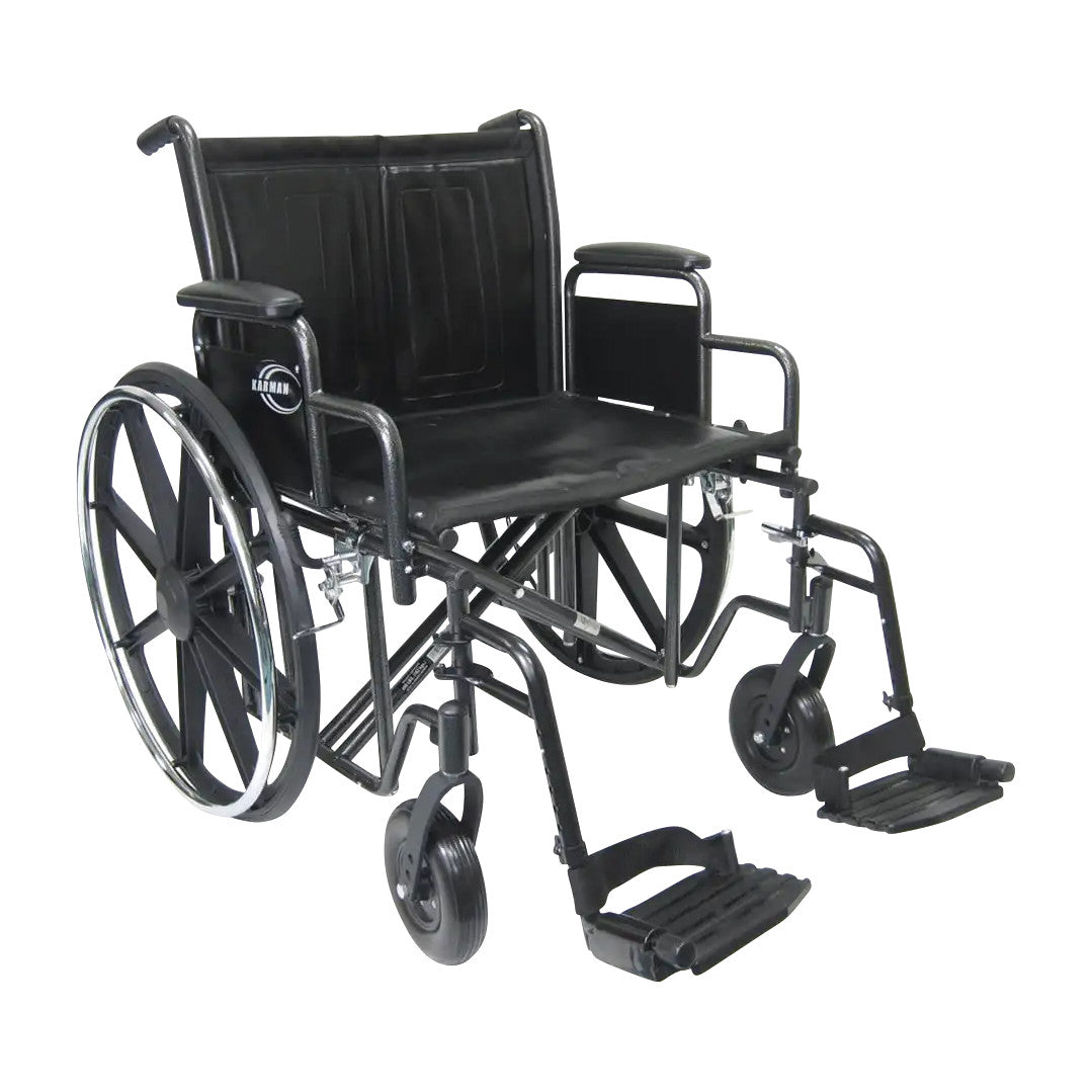 Karman Bariatric Wheelchair, 22"W x 18"D