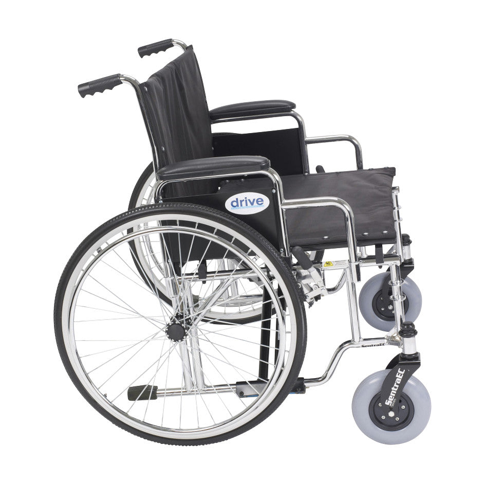 Sentra EC Heavy-Duty Extra-Wide Wheelchair, 28"W x 20"D