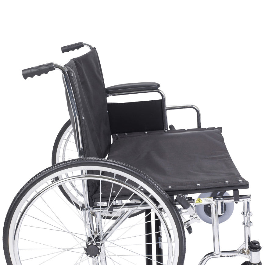 Sentra EC Heavy-Duty Extra-Wide Wheelchair, 30"W x 20"D