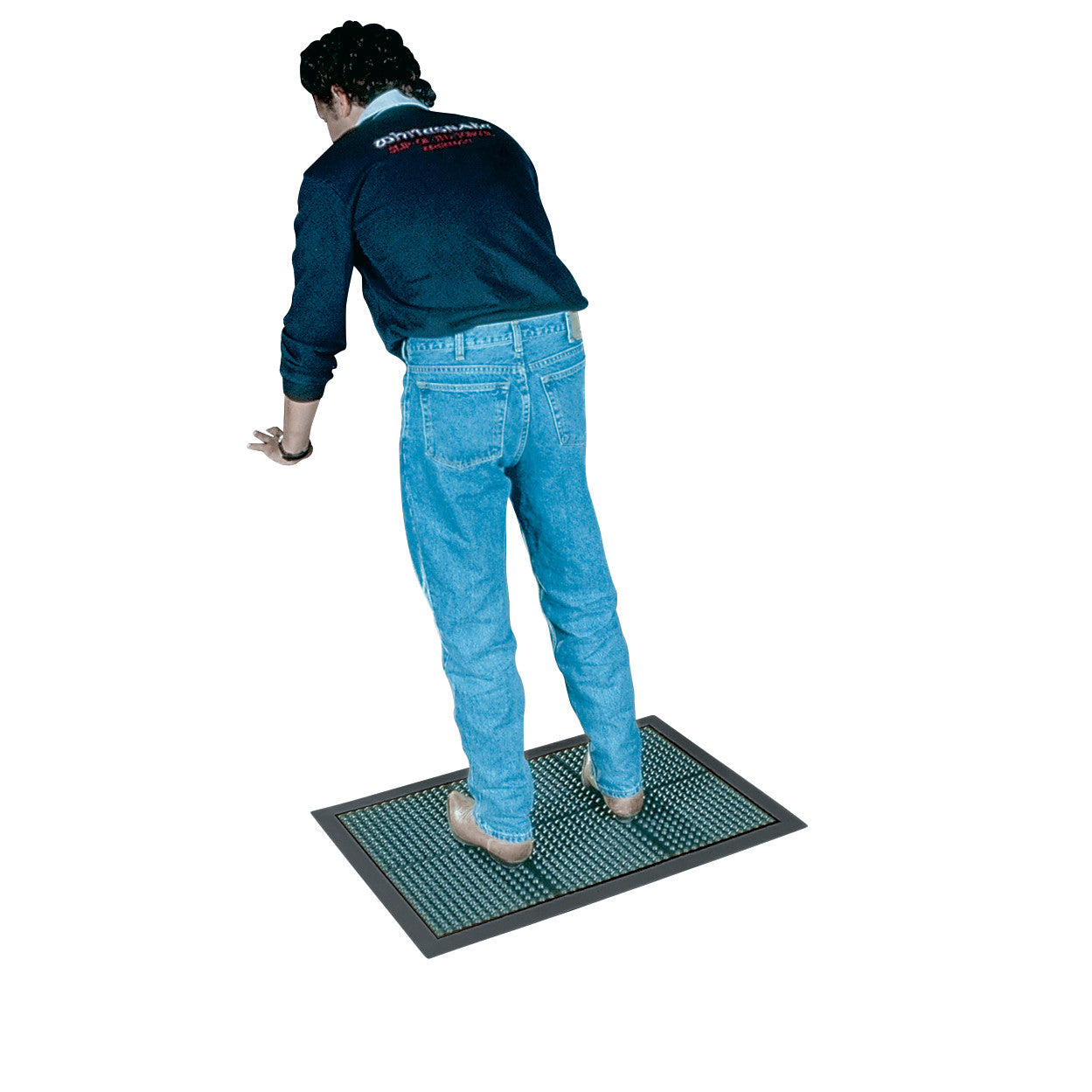 Ortho Stand Anti-Fatigue Mat, 2'W x 3'L x 1/2"H, Black