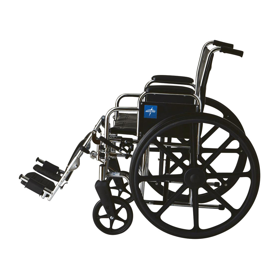 Excel 2000 Wheelchair with Removable Desk-Length Arms and Elevating Leg Rests