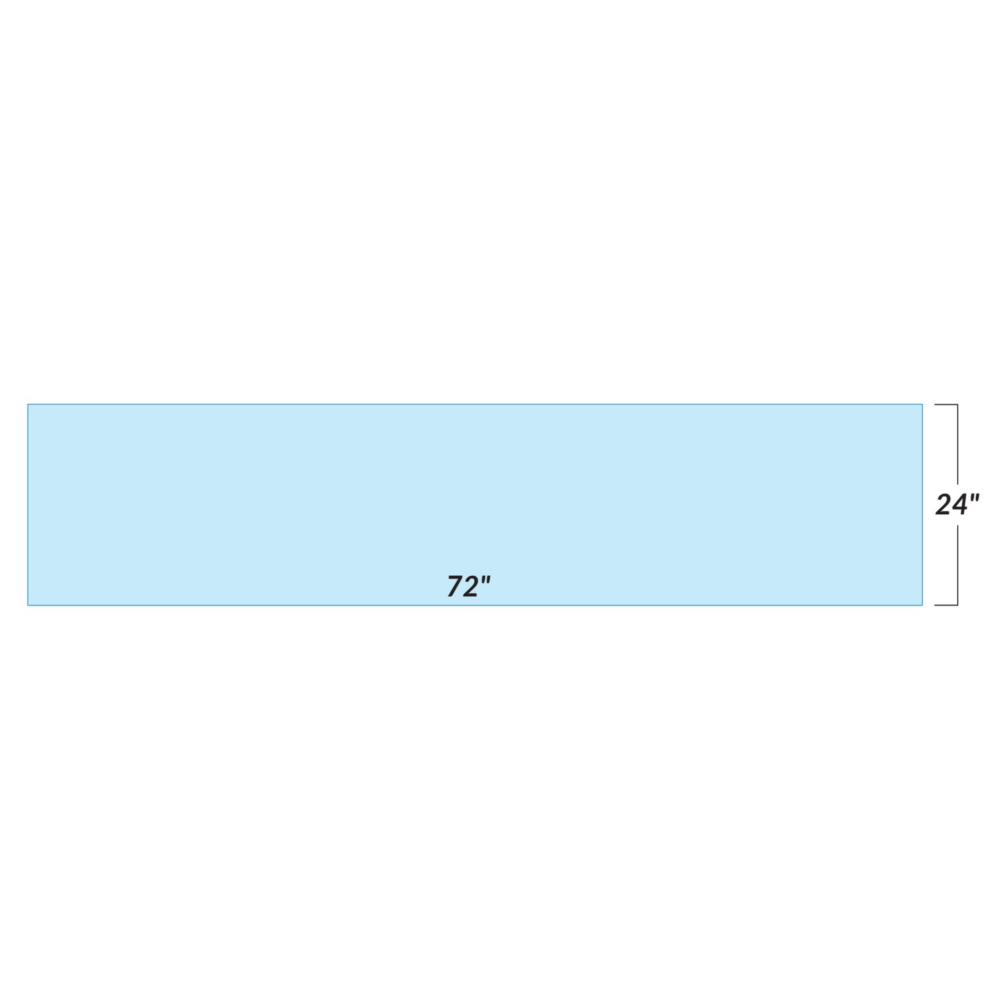 Radiology Support Surface, Deluxe, Standard, 24"W x 72"L