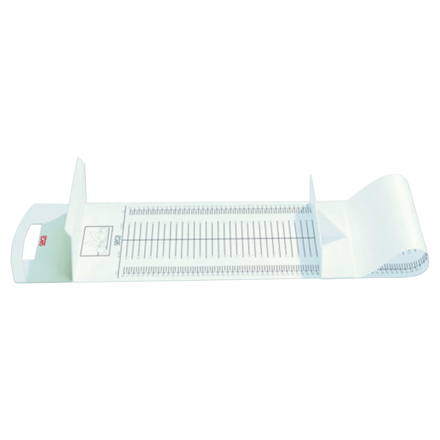 The seca 210 Mobile Measuring Mat is a flexible, rollable device for measuring the length of infants and small children in centimeters.