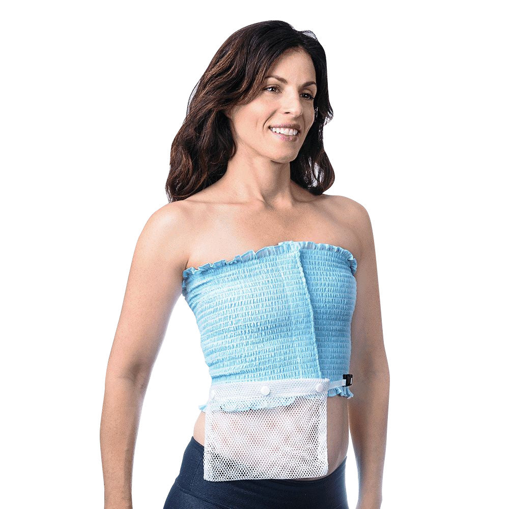 Drain Pouch, Mesh, White