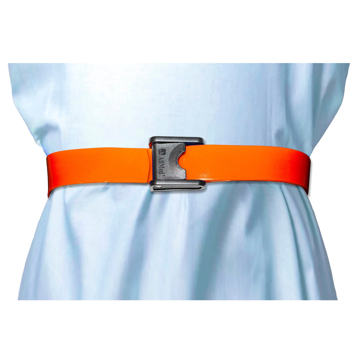 Antimicrobial Wipeable Gait Belt w/CAM-Style Buckle, Orange, 70"L, 20/Pack