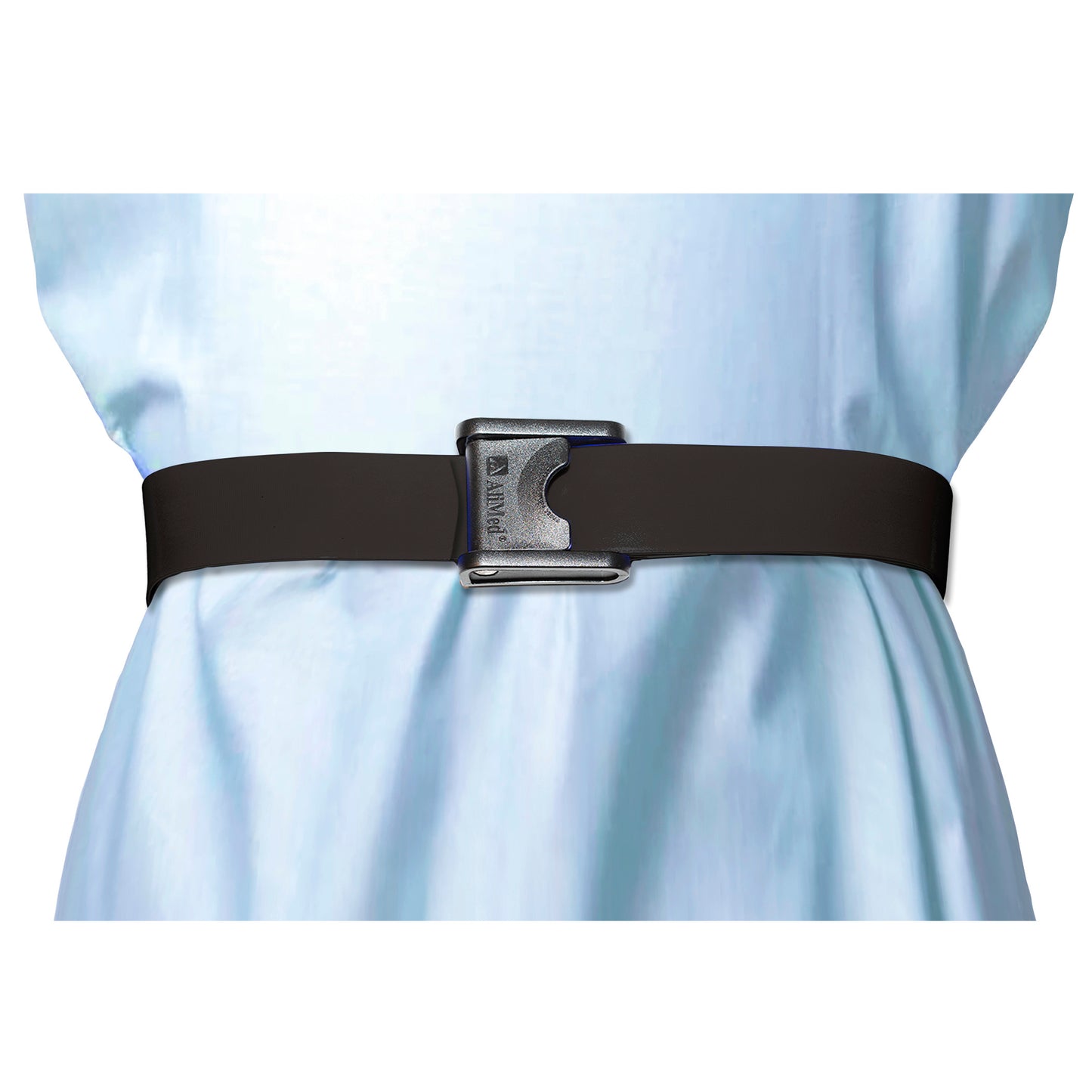 Antimicrobial Wipeable Gait Belt, w/CAM-Style Buckle, Black, 54"L, 20/Pack