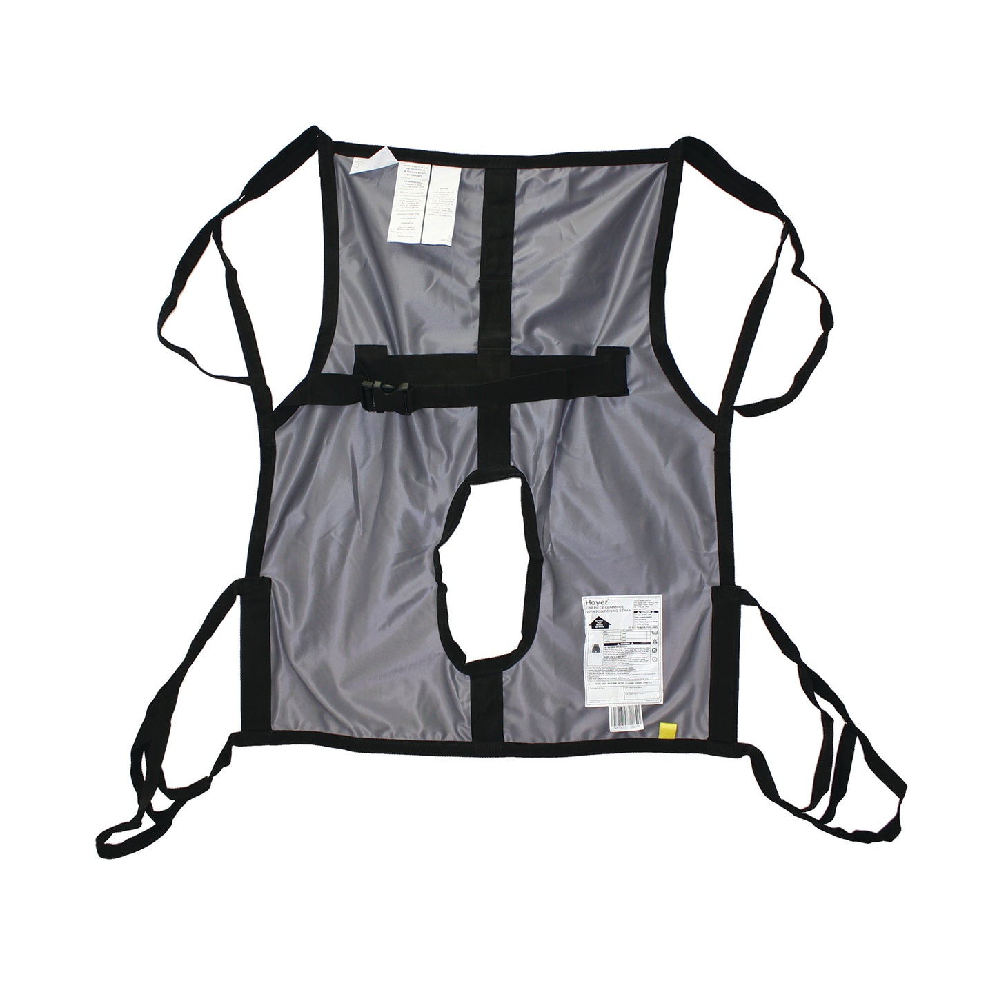 Classic One-Piece Commode Sling With Positioning Strap, Large